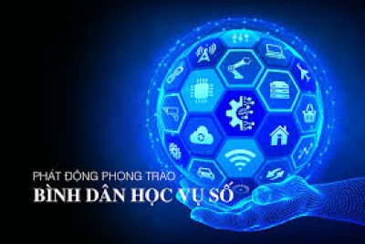TRƯỜNG THCS NGUYỄN CÁT HƯỞNG ỨNG PHONG TRÀO “BÌNH DÂN HỌC VỤ SỐ” TỈNH QUẢNG NGÃI