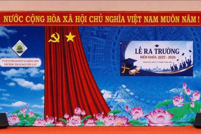 Trường THCS Nguyễn Cát Tổ chức Lễ ra trường Tri ân Thầy Cô và Gia đình  của học sinh lớp 9 niên khóa 2022-2026.