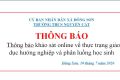 📢 [THÔNG BÁO] THAM GIA KHẢO SÁT ONLINE VỀ THỰC TRẠNG GIÁO DỤC HƯỚNG NGHIỆP VÀ PHÂN LUỒNG HỌC SINH (theo Công văn số 4146/BGDĐT-GDPT ngày 03/07/2026 của Bộ Giáo dục và Đào tạo phối hợp với Hội Khoa học Tâm lý – Giáo dục Việt Nam, công văn số: 3232/SGDĐT-GDTrH ngày 06/07/2026 của Sở Giáo dục và Đào tạo tỉnh Quảng Ngãi về việc triển khai khảo sát online về thực trạng giáo dục hướng nghiệp và phân luồng học sinh)